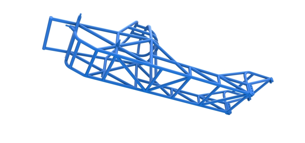 Frame of Dirt Dragster 4wd Scale 1:25 3D Print 560746