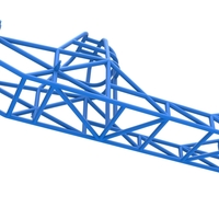 Frame of Dirt Dragster 4wd Scale 1:25 - Thumbnail 2