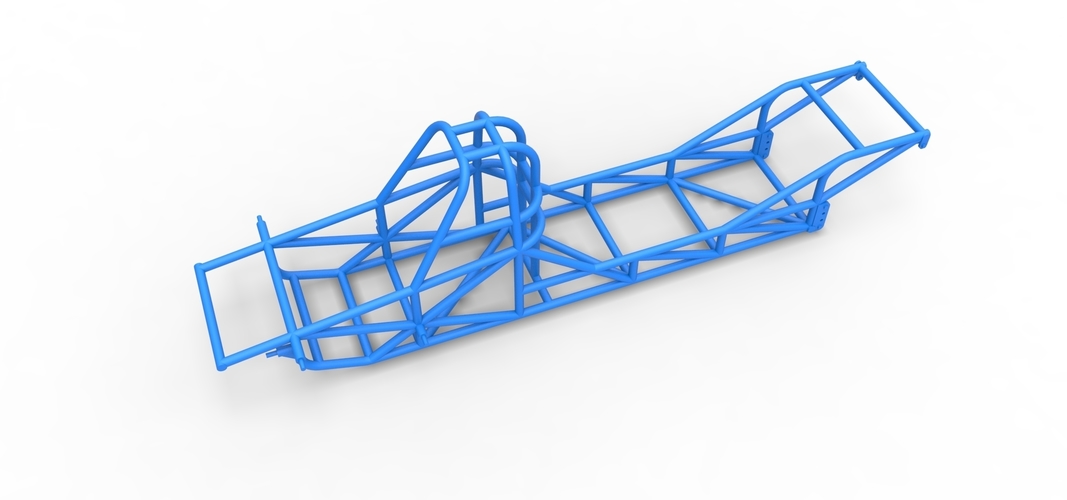 Frame of Dirt Dragster 4wd Scale 1:25 3D Print 560747