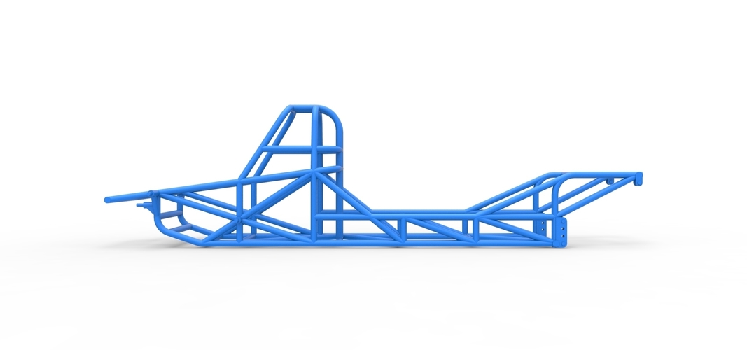 Frame of Dirt Dragster 4wd Scale 1:25 3D Print 560751