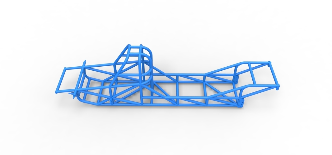 Frame of Dirt Dragster 4wd Scale 1:25 3D Print 560752