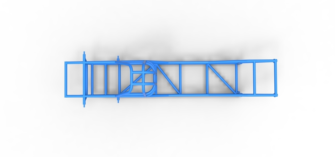 Frame of Dirt Dragster 4wd Scale 1:25 3D Print 560753