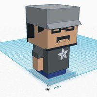 Small Blockhead Noe 3D Printing 56100