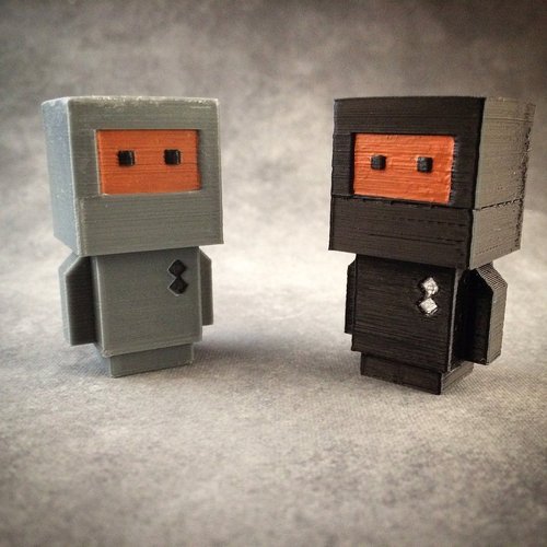 Blockhead Ninja 3D Print 56108