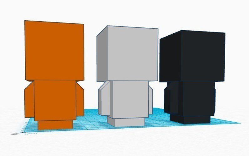 Blockhead Blank 1 3D Print 56111