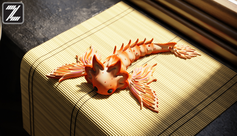 Flexi Butterfly Axolotl