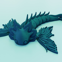 Flexi Butterfly Axolotl - Thumbnail 2