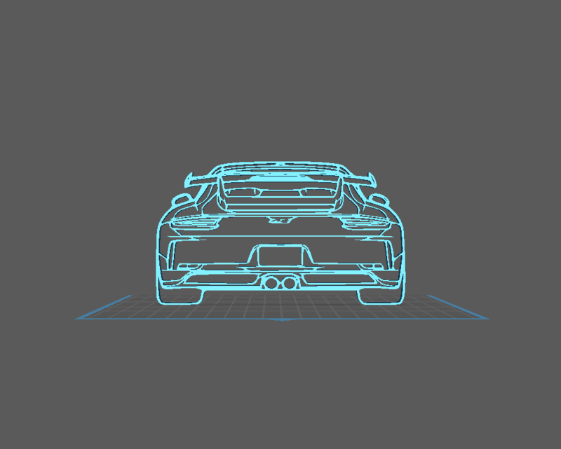 Porsche - 911 GT3 model 991