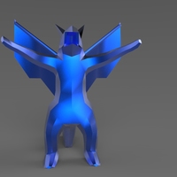 Low Poly Dragon - Thumbnail 1