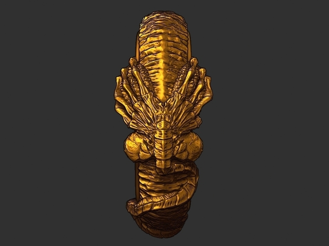 Facehugger ring 3D print model 3D Print 561477