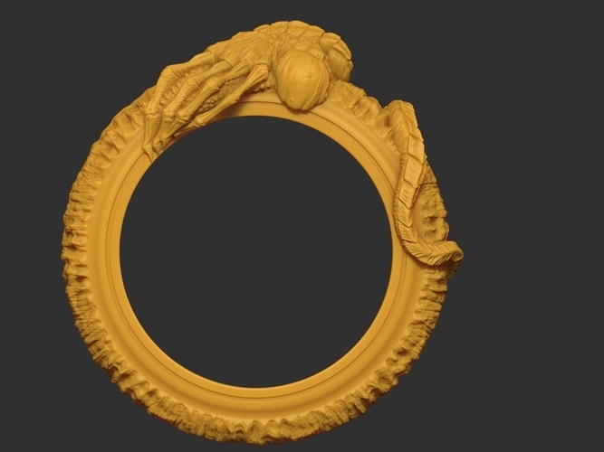 Facehugger ring 3D print model 3D Print 561480