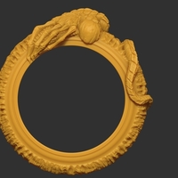 Facehugger ring 3D print model - Thumbnail 7