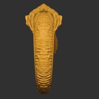 Facehugger ring 3D print model - Thumbnail 9