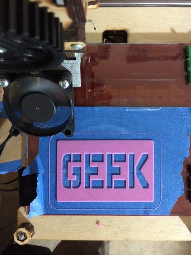 Geek Card - @mathgrrl Edition 3D Print 56162