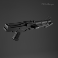 DC-15S blaster Star Wars - 3D Model For 3D Printing - Thumbnail 5