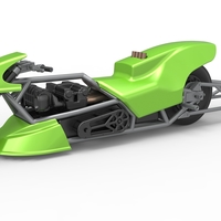 Top fuel dragster motorcycle Scale 1:25 - Thumbnail 1