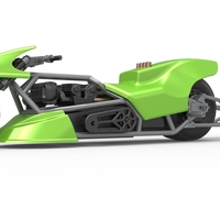 Top fuel dragster motorcycle Scale 1:25 - Thumbnail 2