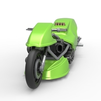 Top fuel dragster motorcycle Scale 1:25 - Thumbnail 5