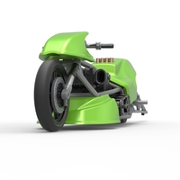 Top fuel dragster motorcycle Scale 1:25 - Thumbnail 6