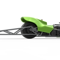 Top fuel dragster motorcycle Scale 1:25 - Thumbnail 17