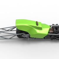 Top fuel dragster motorcycle Scale 1:25 - Thumbnail 19