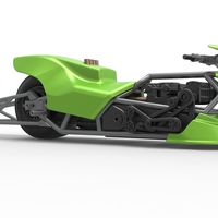 Top fuel dragster motorcycle Scale 1:25 - Thumbnail 21