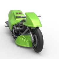 Top fuel dragster motorcycle Scale 1:25 - Thumbnail 22