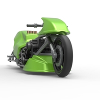 Top fuel dragster motorcycle Scale 1:25 - Thumbnail 23