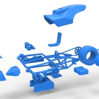 Top fuel dragster motorcycle Scale 1:25 - Thumbnail 24