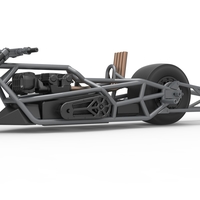 Top fuel dragster motorcycle Base 1:25 - Thumbnail 2