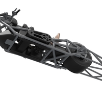 Top fuel dragster motorcycle Base 1:25 - Thumbnail 3