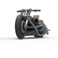 Top fuel dragster motorcycle Base 1:25 - Thumbnail 6