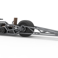 Top fuel dragster motorcycle Base 1:25 - Thumbnail 12