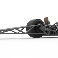 Top fuel dragster motorcycle Base 1:25 - Thumbnail 16