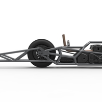 Top fuel dragster motorcycle Base 1:25 - Thumbnail 17