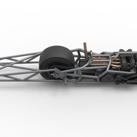 Top fuel dragster motorcycle Base 1:25 - Thumbnail 18