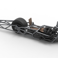 Top fuel dragster motorcycle Base 1:25 - Thumbnail 19