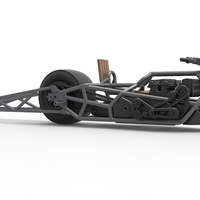 Top fuel dragster motorcycle Base 1:25 - Thumbnail 20