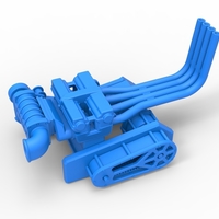 Engine of Top fuel dragster motorcycle 1:25 - Thumbnail 2