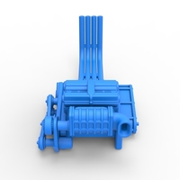 Engine of Top fuel dragster motorcycle 1:25 - Thumbnail 6