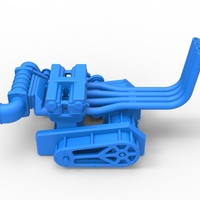 Engine of Top fuel dragster motorcycle 1:25 - Thumbnail 9