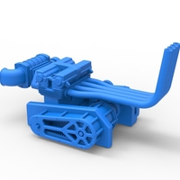 Engine of Top fuel dragster motorcycle 1:25 - Thumbnail 10