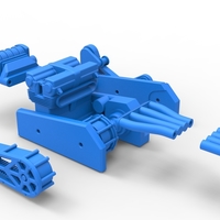 Engine of Top fuel dragster motorcycle 1:25 - Thumbnail 20