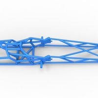 Frame of Top fuel dragster motorcycle Scale 1:25 - Thumbnail 7
