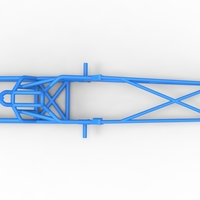Frame of Top fuel dragster motorcycle Scale 1:25 - Thumbnail 8