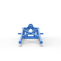 Frame of Top fuel dragster motorcycle Scale 1:25 - Thumbnail 11