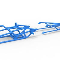 Frame of Top fuel dragster motorcycle Scale 1:25 - Thumbnail 12