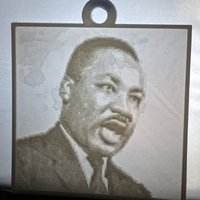 Martin Luther King, Jr. Lithopane - Thumbnail 2