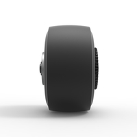 Rear wheel of Top fuel dragster motorcycle 1:25 - Thumbnail 4