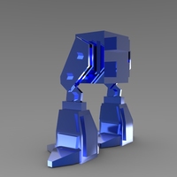 Low Poly Battle Robot - Thumbnail 3